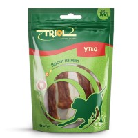 Кости из жил с уткой для собак, 5 см (6 шт) (арт. ТР 10171021) Triol