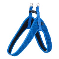 Rogz Шлейка регулируемая Snake Fast Fit Blue Reflective, несколько размеров