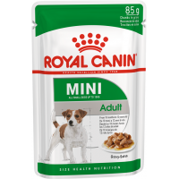 Royal Canin Mini Adult Pouche - консервы для собак мелких пород в соусе (85 гр)