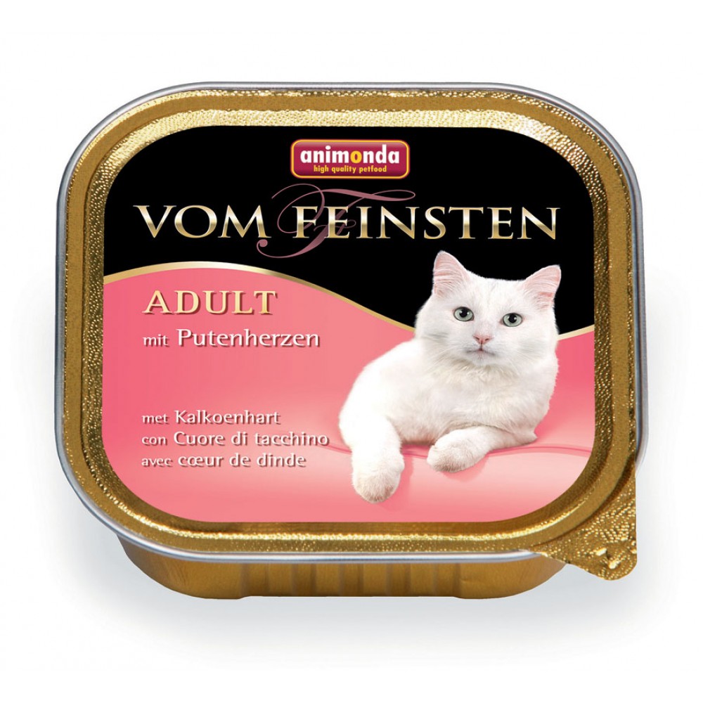 Vom Feinsten - паштет для котов, индейка (сердце) (100 г) (арт. ВЕТ83438) Vom Feinsten - паштет для котов, индейка (сердце) (100 г) (арт. ВЕТ83438)