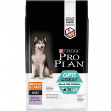 Pro Plan Dog OptiDigest Grain Free беззерновой сухой корм для собак с индейкой