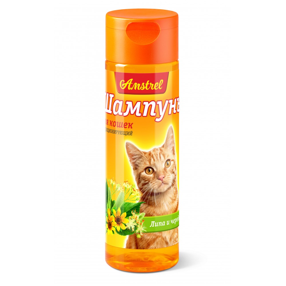Шампунь Amstrel для кошек кондиционирующий с липой и чередой, 120 мл. (арт. TYZ 254001377) Шампунь Amstrel для кошек кондиционирующий с липой и чередой, 120 мл. (арт. TYZ 254001377)