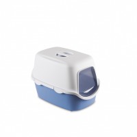 Stefanplast Туалет закрытый Cathy, голубой с угольным фильтром, 56x40x40 см