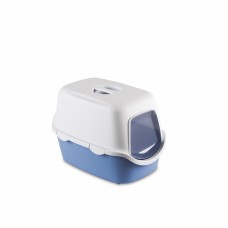 Stefanplast Туалет закрытый Cathy, голубой с угольным фильтром, 56x40x40 см