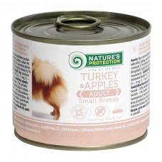 Nature's Protection - влажные корма для мини пород собак с индейкой и яблоками (200 гр.) Nature's Protection - влажные корма для мини пород собак с индейкой и яблоками (200 гр.)