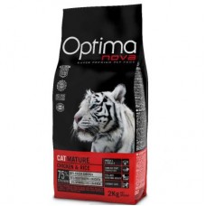Optimanova MATURE CHICKEN & RICE - корм для пожилых кошек старше 7 лет