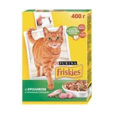 Сухой корм Friskies для кошек с кроликом и овощами