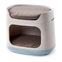 CURVER PETLIFE - Домик-трансформер 3 в 1 для кошек (домик, лежак, переноска), 60 x 40.5 x 51 см.