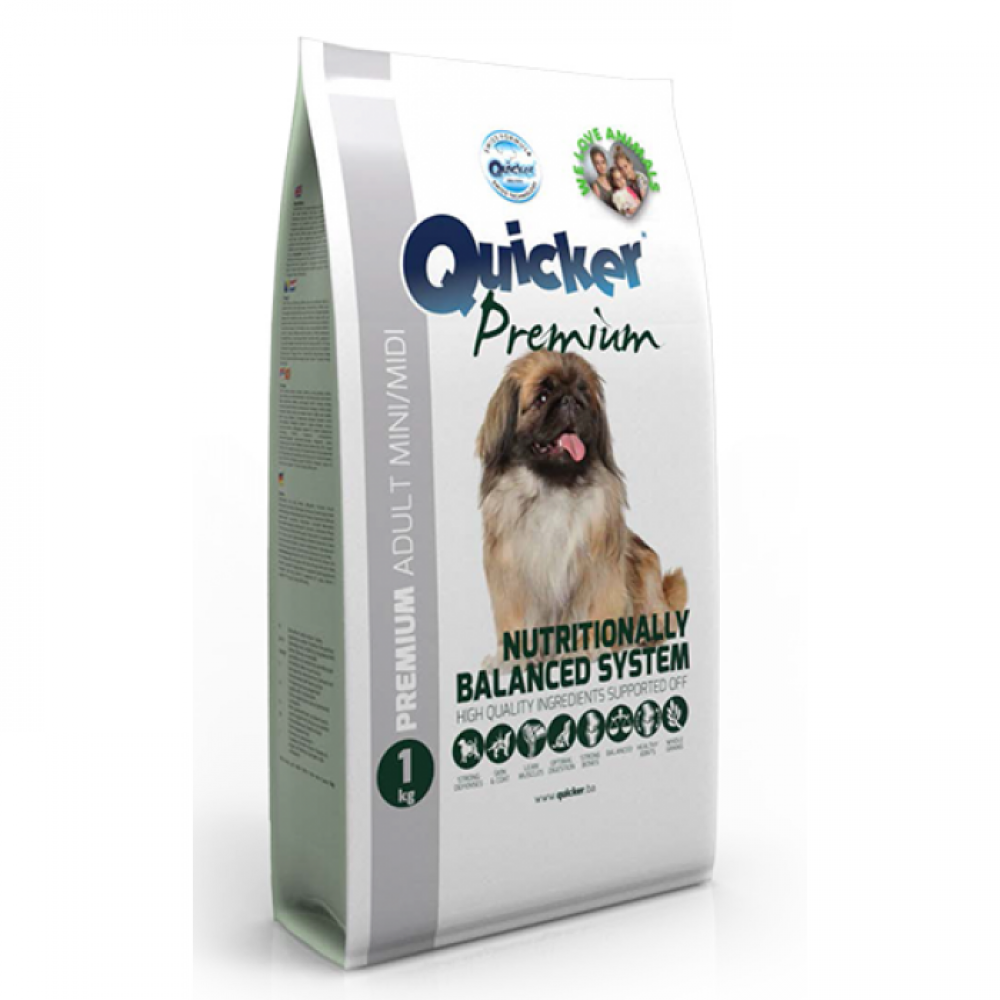 Quicker Adult - сухой корм для собак с хондроитином и глюкозамином Quicker Adult - сухой корм для собак с хондроитином и глюкозамином