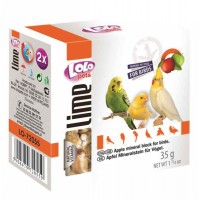LOLO Pets Минеральный камень с яблоком для всех птиц (арт. LO 72055)