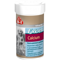 8 in 1 Excel Calcium - кормовая добавка витамины для собак