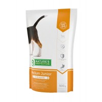 Nature's Protection Junior Medium - корм для растущих собак средних пород с 2 до 12 месяцев от 11 до 25 кг.