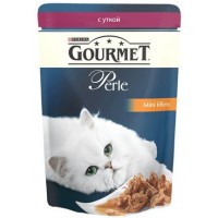 Gourmet Perle - консервы для кошек с уткой в подливке (75 гр) пауч