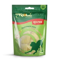 Хрустящие ушки кроличьи для собак, 20 гр. (арт. ТР 10171025) Triol