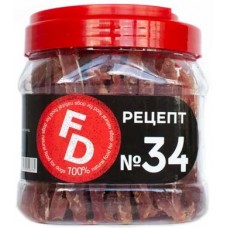 Лакомство для собак, полоски из мяса утки Рецепт №34, 500 гр. (арт. TUZ542)