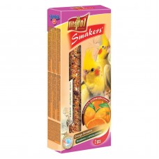 Зерновые палочки Smakers с апельсином для волнистых попугаев, 2 шт. 90 гр. Vitapol (арт. ZVP-2115)