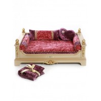 Лежанка для кошек, из натурального дерева на заказ, ручная отделка, 70*50 см, высота 21 см (Беларусь)