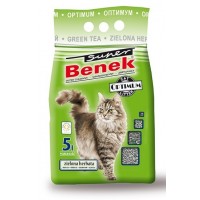 Наполнитель для туалета Super Benek Optimum Зелёный чай, 5 л.
