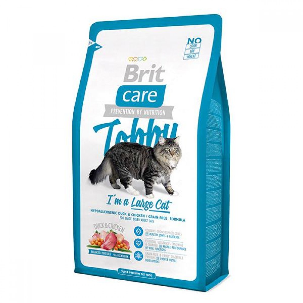 Brit Care Cat Tobby Large Cat - для кошек крупных пород Brit Care Cat Tobby Large Cat - для кошек крупных пород