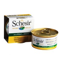 Schesir консервы для кошек куриное филе с сурими (85 гр.)