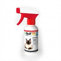 RolfClub 3D - Спрей от клещей и блох для кошек, 200 мл