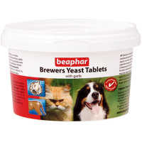Beaphar Brewers yeast Tabs - Пивные дрожжи с чесноком для котов, 250 табл. (арт. DAI12664)