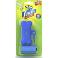 Mr.Fresh Набор для уборки фекалий с брелоком-держателем (2 рулона по 20 пакетов + брелок)