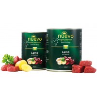 Nuevo консервы для взрослых собак с ягненком и картофелем 400 г, 800 г (арт. 95010, 95011)