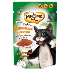 Мнямс Кот Федор - паучи для кошек Пир охотника (утка, кролик, дичь) 100 г