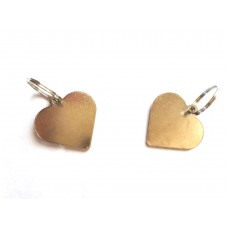 Redplastic адресник Сердце малое 25*25 мм для собак, цвет никель (ТМ Дарэлл) (арт. 190817)