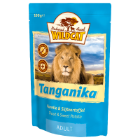 Wildcat Tanganika-пресервы для кошек с форелью и бататомТанганика100 гр.