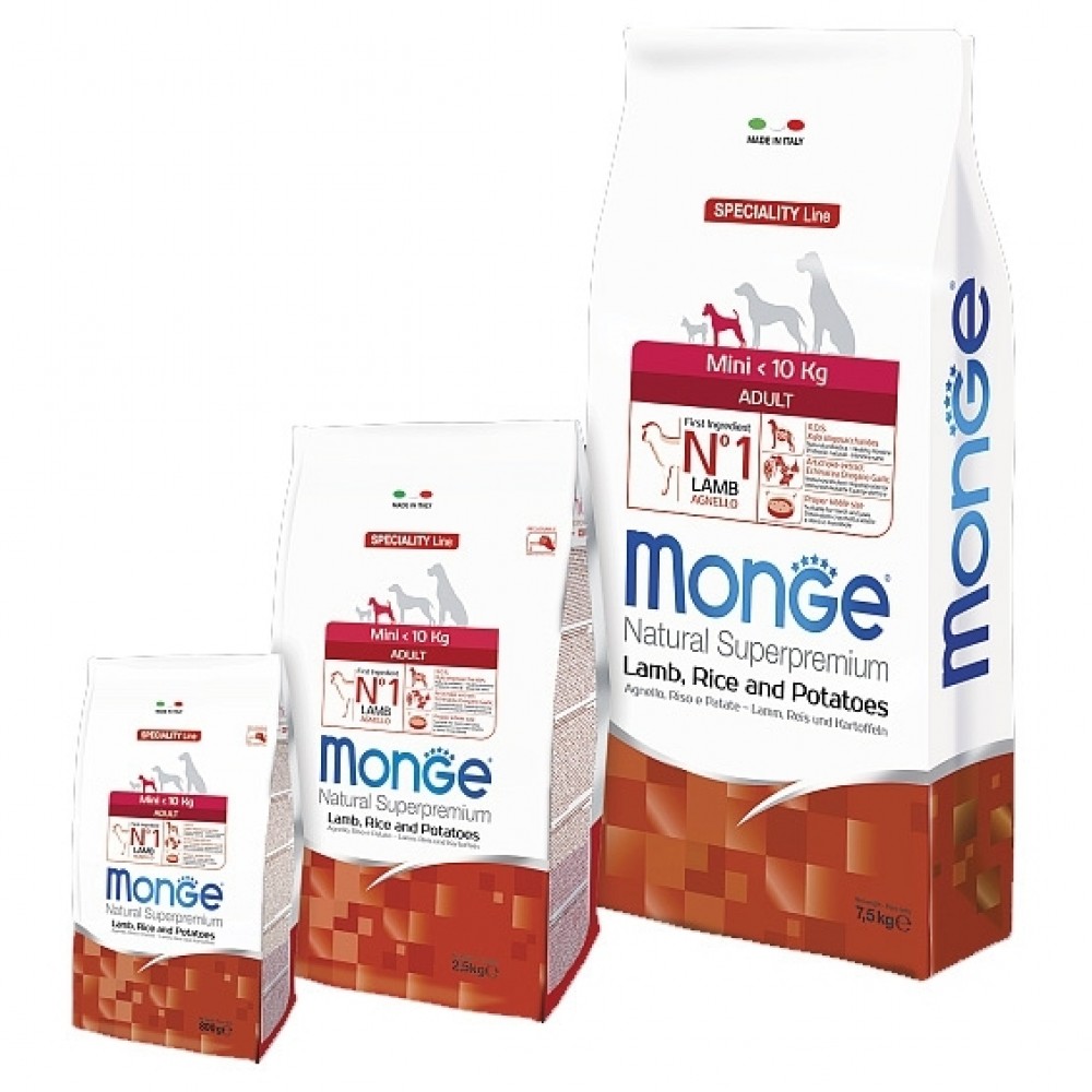 Monge Dog mini Lamb - сухой корм для собак мини пород (ягненок) Monge Dog mini Lamb - сухой корм для собак мини пород (ягненок)