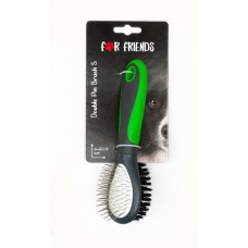 Двусторонняя щетка For Friends для кошек, несколько размеров Двусторонняя щетка For Friends для кошек, несколько размеров