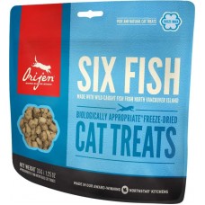 ORIJEN FD SIX FISH CAT - лакомство для кошек всех пород и возрастов ORIJEN FD SIX FISH CAT - лакомство для кошек всех пород и возрастов