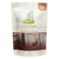 Isegrim Adult Forest Deer & Wild - двух протеиновый пауч с дичью и свежей олениной, 410 гр. (арт. TYZ 95754)