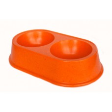 Миска бамбуковая для кошек For Friends двойная 2*0,15 л. (арт TYZ BO-3043Z)