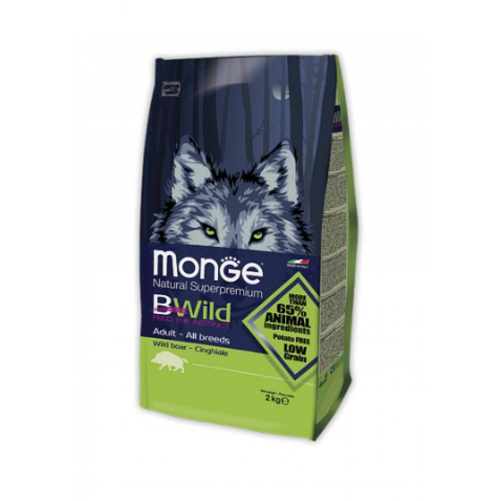 Monge BWILD Wild Boar - корм для собак с мясом дикого кабана Monge BWILD Wild Boar - корм для собак с мясом дикого кабана