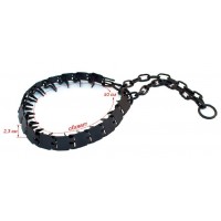 Ошейник-строгач пластинчатый, вороненый, несколько размеров Дарелл