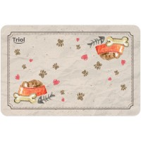 Коврик под миску Косточки, 43*28 см. (арт. ТР 30211008) Triol
