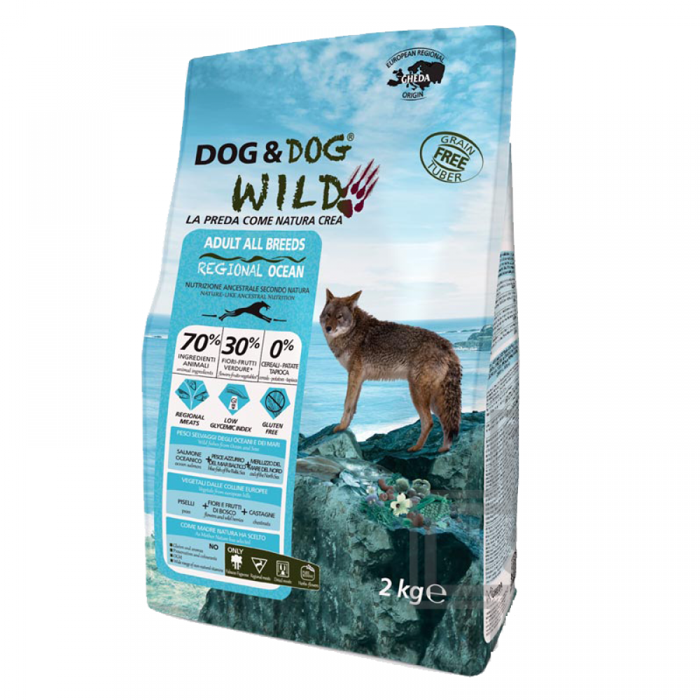 Dog & Dog Wild Adult - корм для собак всех пород (океаническая рыба) Dog & Dog Wild Adult - корм для собак всех пород (океаническая рыба)