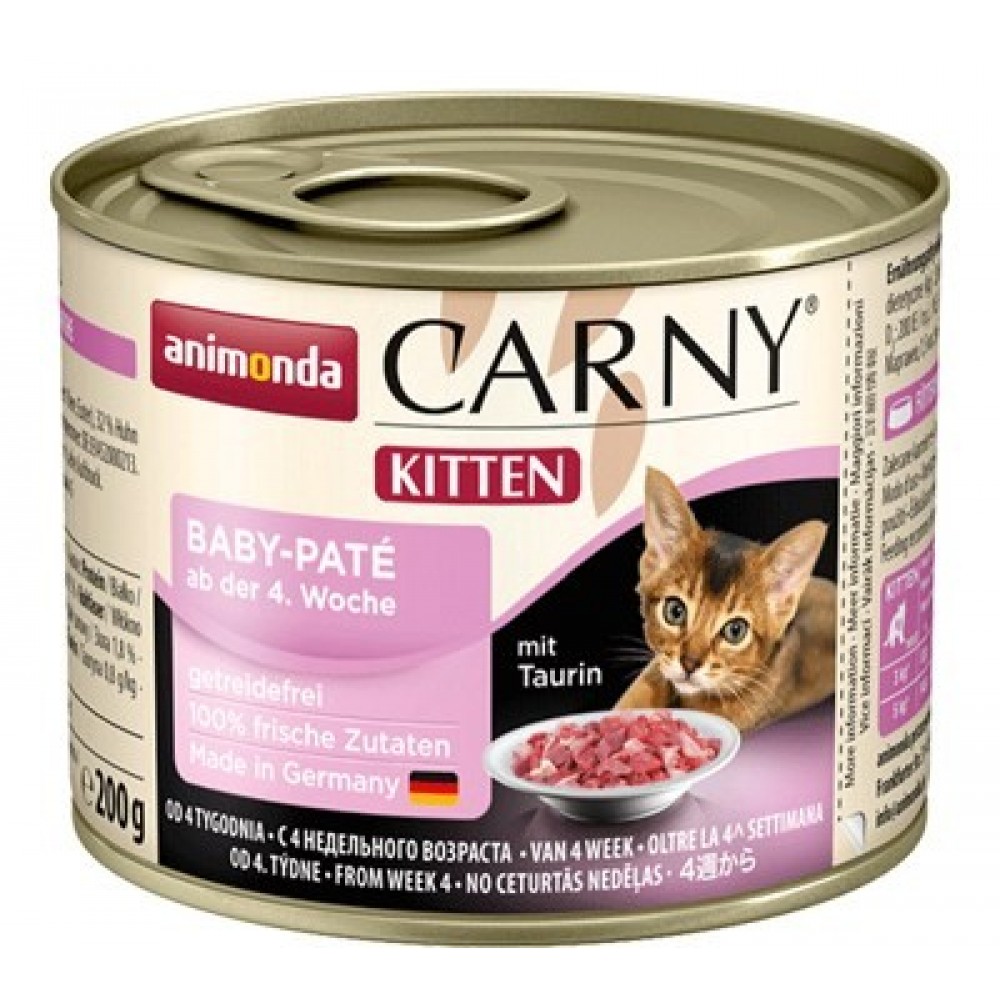 Carny Kitten Baby - консервы для котят с говядиной (200 г)
