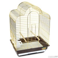 Клетка для птиц золото 46,5-36-65 cм Triol