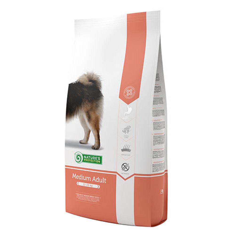 Nature's Protection Adult Medium - корм для взрослых собак средних пород (11-25 кг) Nature's Protection Adult Medium - корм для взрослых собак средних пород (11-25 кг)