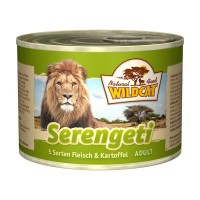 Wildcat Serengeti-консервы для кошек с 5 видами мясо и картофелем Серенгети 200 гр.