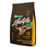 Nature's Protection Lifestyle Starter Puppy Salmon with krill беззерновой корм для щенков до 4 месяцев, лосось