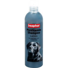 Beaphar Pro Vitamin Shampoo Black - Провитаминный шампунь с алоэ вера для собак темного и черного окраса, 250 мл (арт. DAI18255)