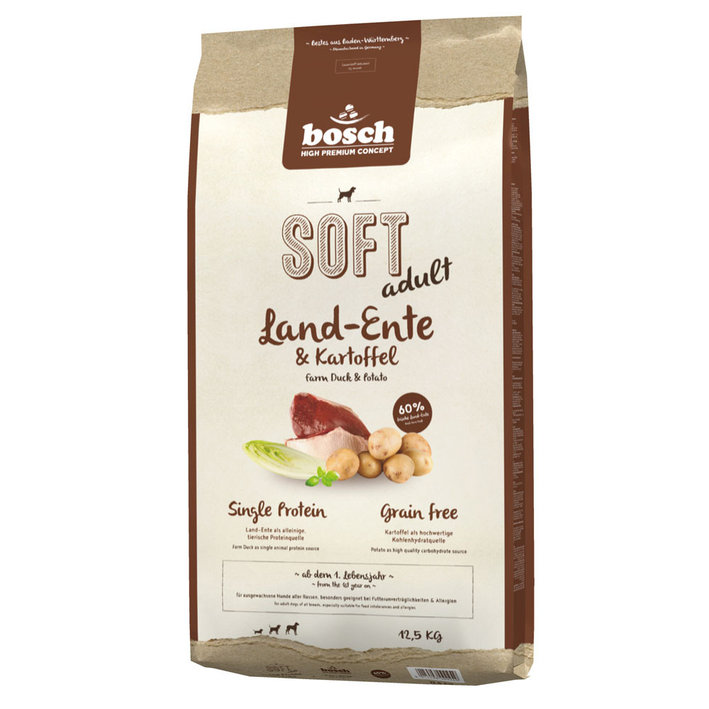 Bosch Soft Land Ente & Kartoffel - корм для собак с уткой Bosch Soft Land Ente & Kartoffel - корм для собак с уткой