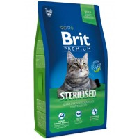 Brit Cat Sterilized - сухой корм для стерилизованных кошек и кастрированных котов