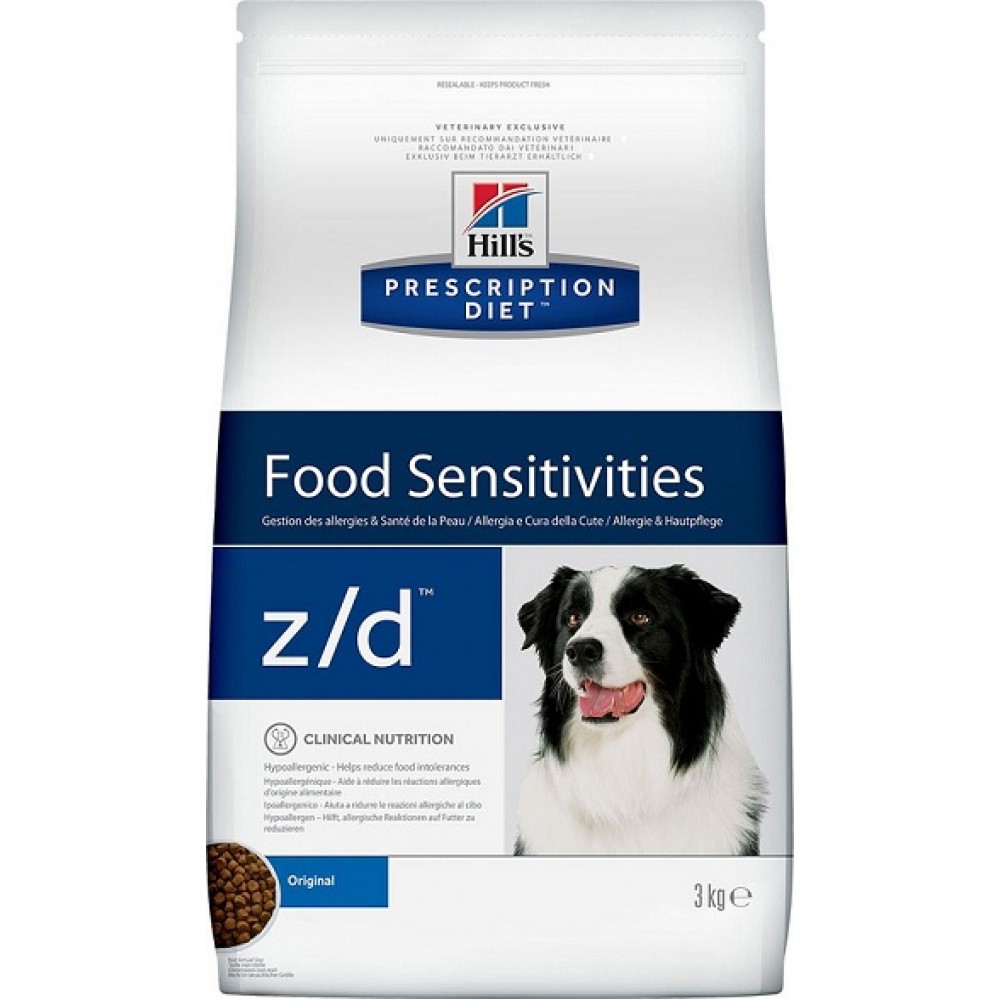 Hill's z/d Sensitivities - сухой корм при пищевой аллергии для собак Hill's z/d Sensitivities - сухой корм при пищевой аллергии для собак