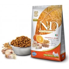 Farmina N&D Dog Mini - корм для собак мини пород (треска и апельсин) Farmina N&D Dog Mini - корм для собак мини пород (треска и апельсин)